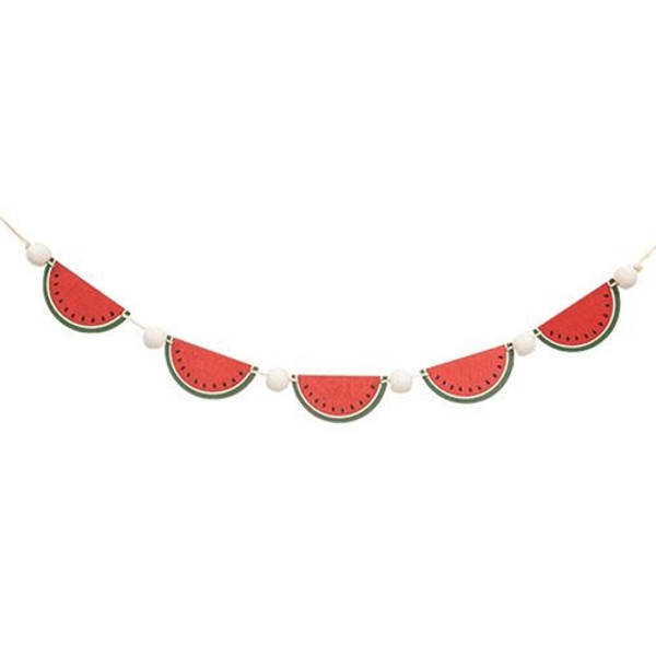 Cwi Gifts Beaded Watermelon Mini Garland G37693