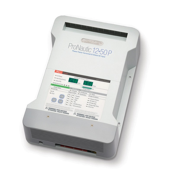 Promariner Pronautic 1250P 50 Amp Battery Charger 12V 3 Bank 120 240V Input Prm63150