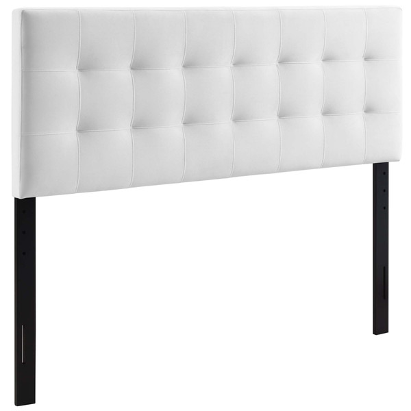 Modway Furniture Lily Biscuit Tufted Full Performance Velvet Headboard Mod 6119 Whi