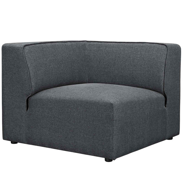 Mingle Corner Sofa Gray Eei 2728 Gry By Modway Furniture