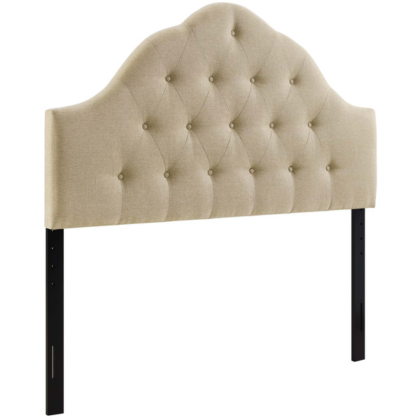 Sovereign Queen Fabric Headboard Beige Mod 5162 Bei By Modway