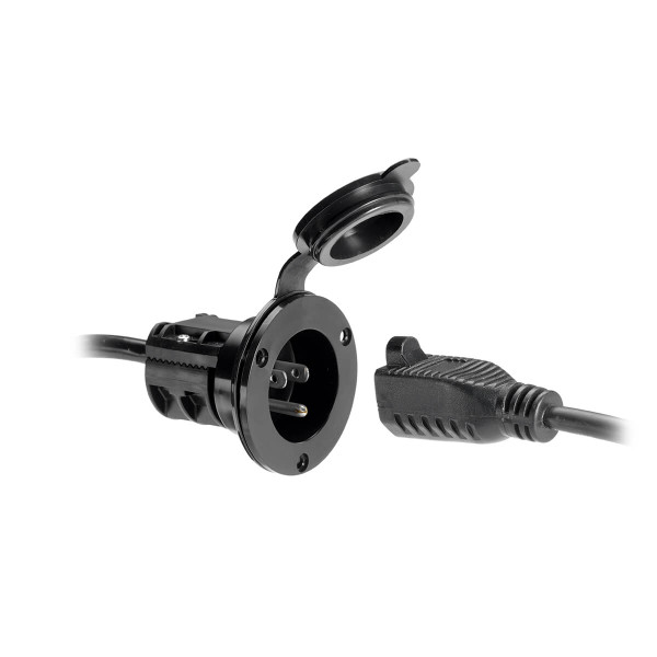 Minn Kota Mkr 21 Ac Power Port Black Bulk Pack Min1865111