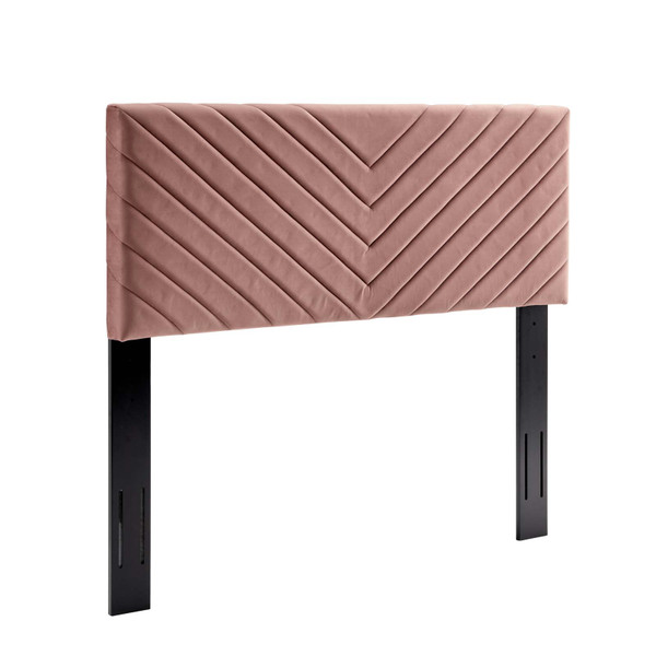 Alyson Angular Channel Tufted Performance Velvet Full Queen Headboard Mod 6144 Dus By Modway