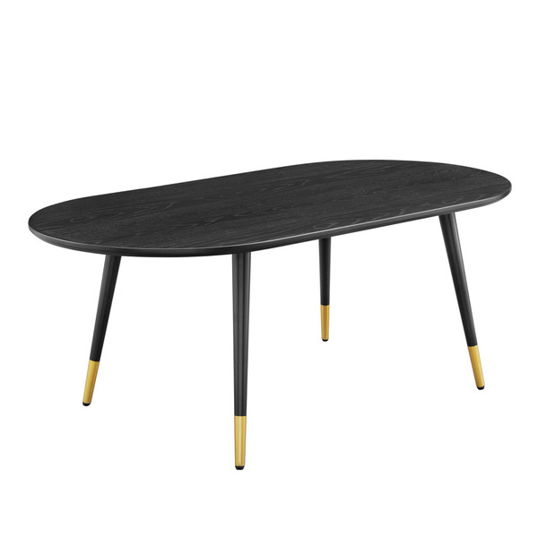 Modway Vigor 47 Oval Coffee Table Eei 4214 Blk