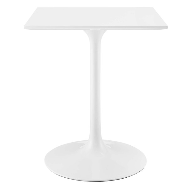 Modway Lippa 24 Square Wood Top Dining Table Eei 1122 Whi