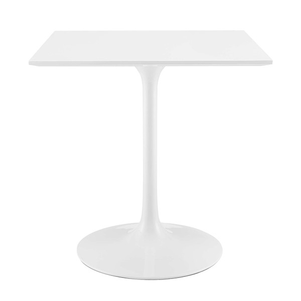 Modway Lippa 28 Square Wood Top Dining Table Eei 1123 Whi