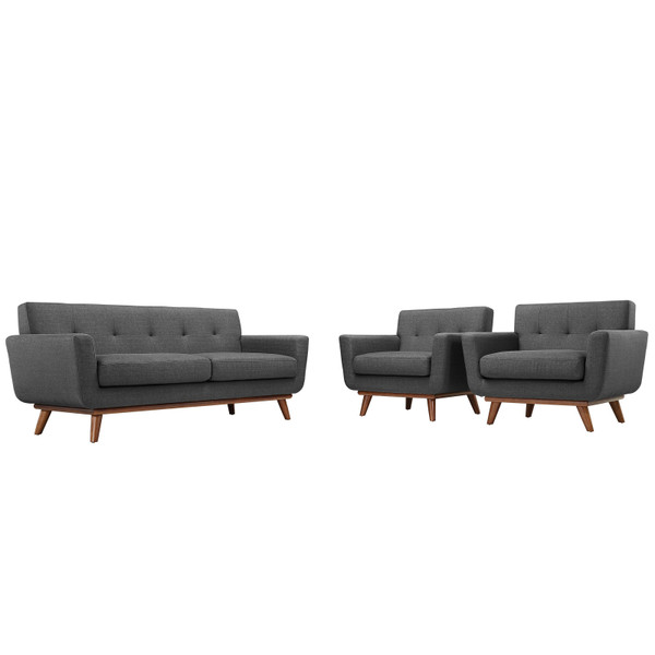 Modway Engage Armchairs And Loveseat Set Of 3 Eei 1347 Dor