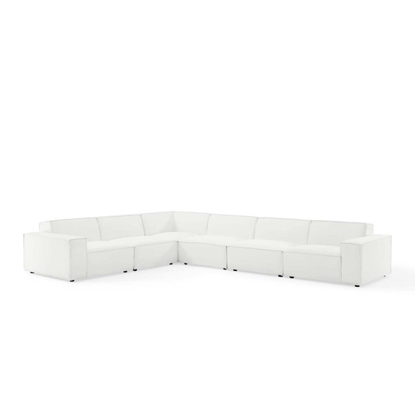 Modway Restore 6 Piece Sectional Sofa Eei 4119 Whi