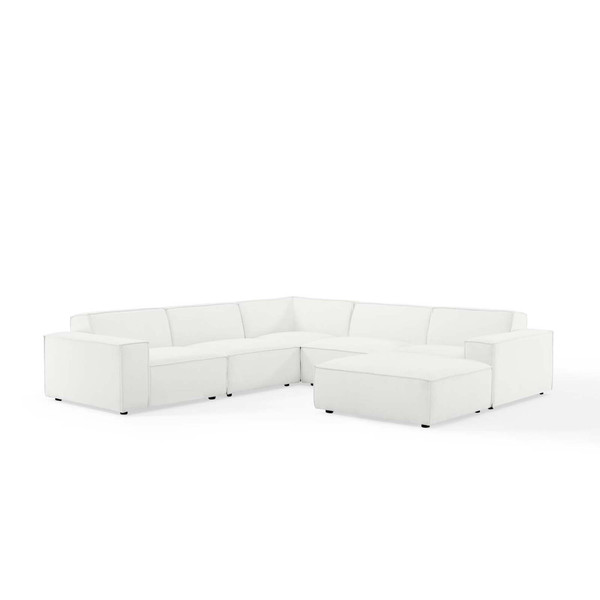 Modway Restore 6 Piece Sectional Sofa Eei 4118 Whi