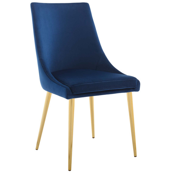 Modway Viscount Accent Performance Velvet Dining Chair Eei 3416 Nav