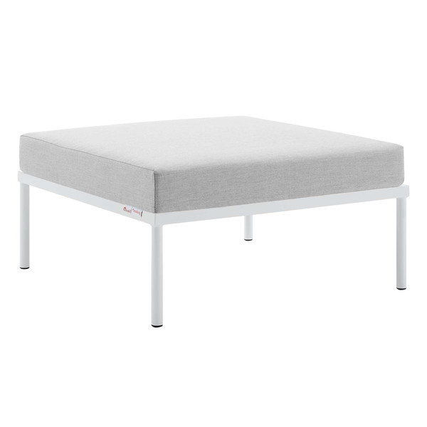 Modway Harmony Sunbrella Outdoor Patio Aluminum Ottoman Eei 4969 Gry