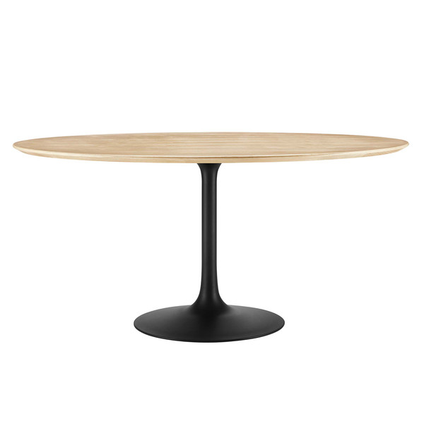 Modway Lippa 60 Wood Dining Table Eei 4873 Blk Nat