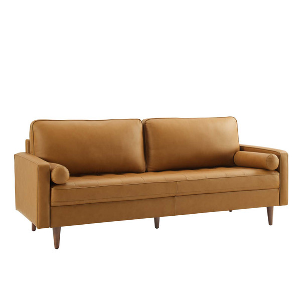Modway Valour 81 Leather Sofa Eei 4634 Tan
