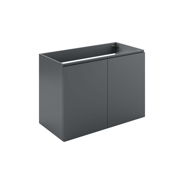 Modway Vitality 36 Wall Mount Bathroom Vanity Gray Eei 5559 Gry