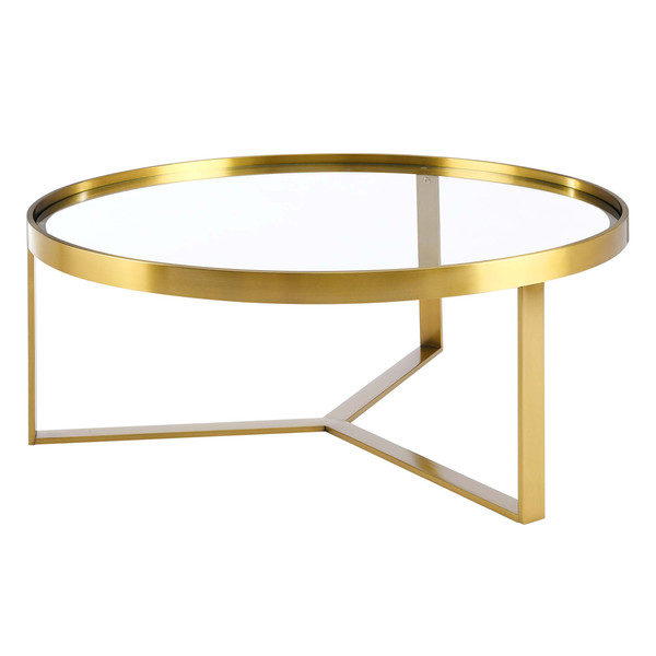 Modway Relay Coffee Table Gold Eei 6153 Gld