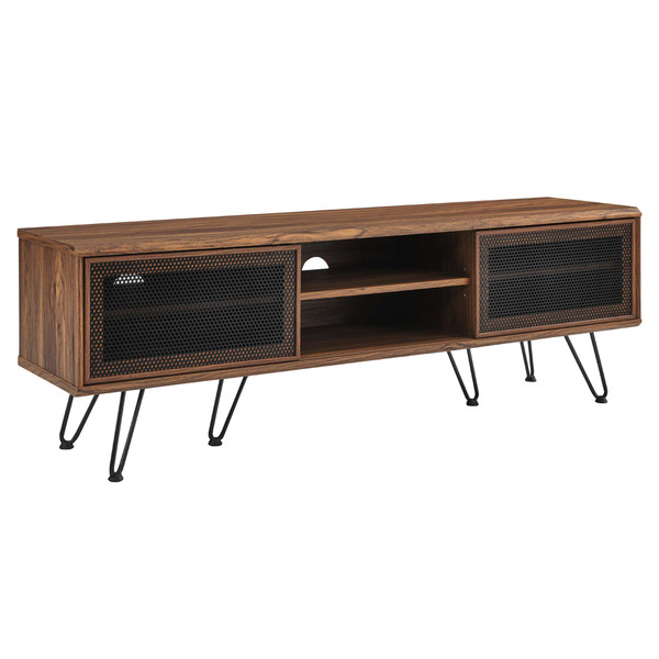 Modway Nomad 59 Tv Stand Walnut Eei 6203 Wal