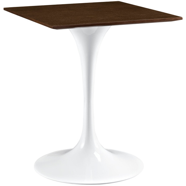 Modway Lippa 24 Wood Dining Table Walnut Eei 1640 Wal