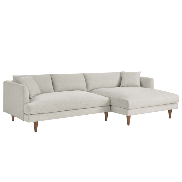 Modway Zoya Right Facing Down Filled Overstuffed Sectional Sofa Eei 6612 Hei