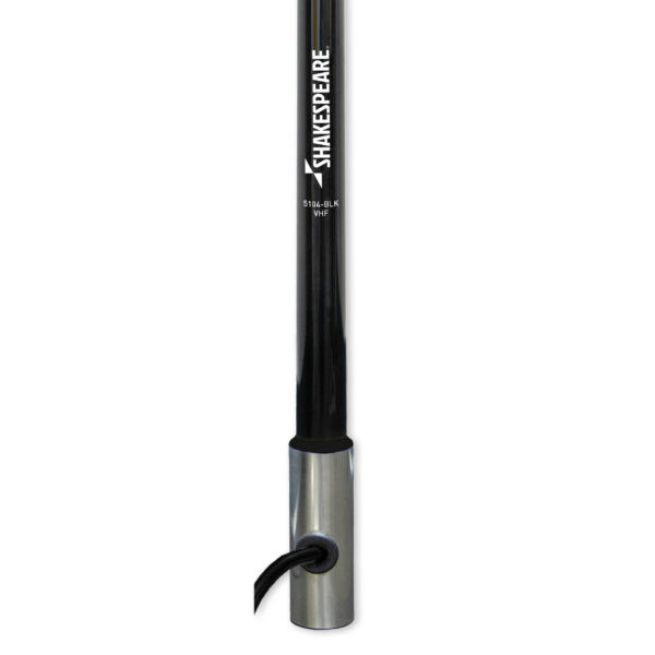 Shakespeare 5104 Black 4 3Db Vhf Antenna W 15 Rg58 Sha5104Blk