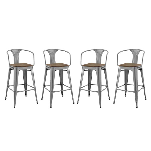 Bar Stool Set Of 4 By Modernway 5 3955 7 5 3955 7