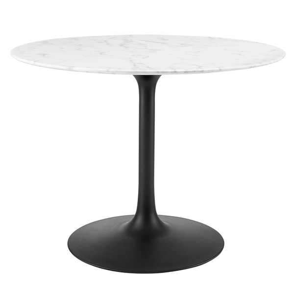 40 Round Faux Marble Dining Table By Modernway 5 3526 2 Whi 5 3526 2 Whi
