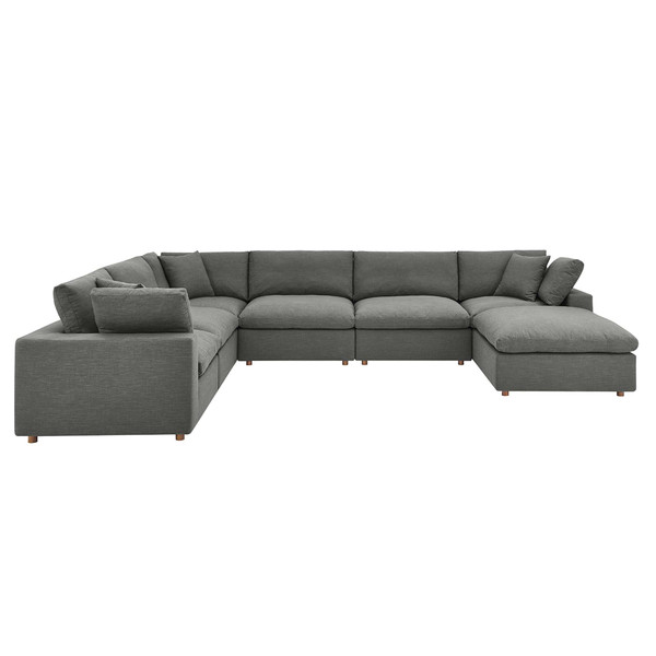 7 Piece Down Filled Overstuffed Sectional Sofa By Modernway 5 3364 7 5 3364 7