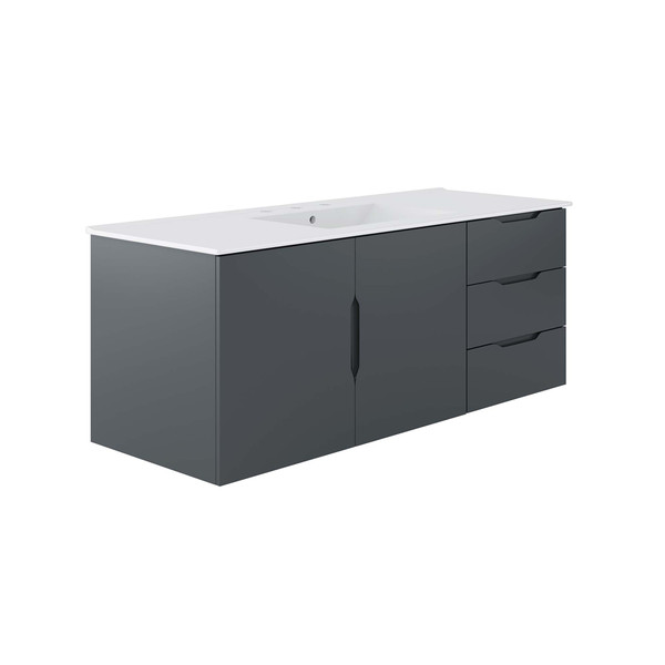 48 Single Sink Bathroom Vanity By Modernway 5 5784 7 Whi 5 5784 7 Whi