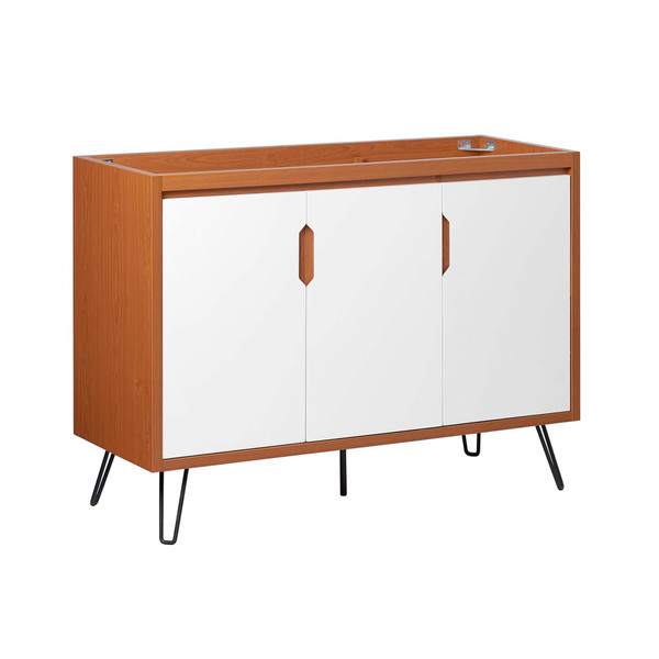 48 Double Or Single Sink Compatible Not Included Bathroom Vanity Cabinet By Modernway 5 5550 3 Whi 5 5550 3 Whi