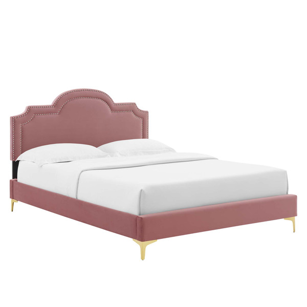 Performance Velvet King Bed By Modernway 13 6834 4 13 6834 4