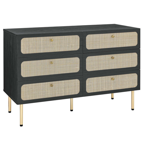 6 Drawer Compact Dresser By Modernway 13 7066 2 13 7066 2