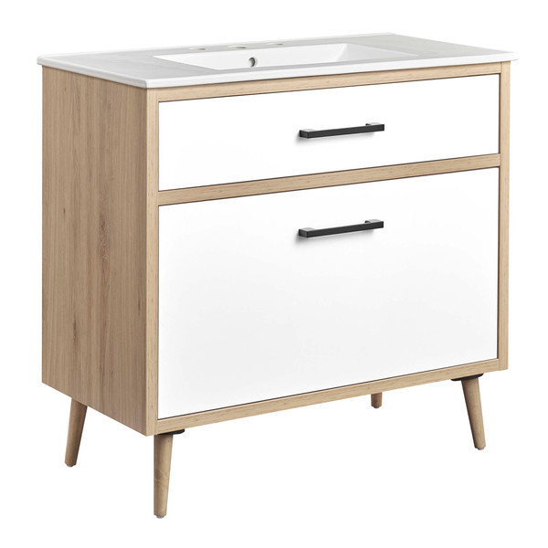 36 Bathroom Vanity By Modernway 5 6500 23 Oak 5 6500 23 Oak
