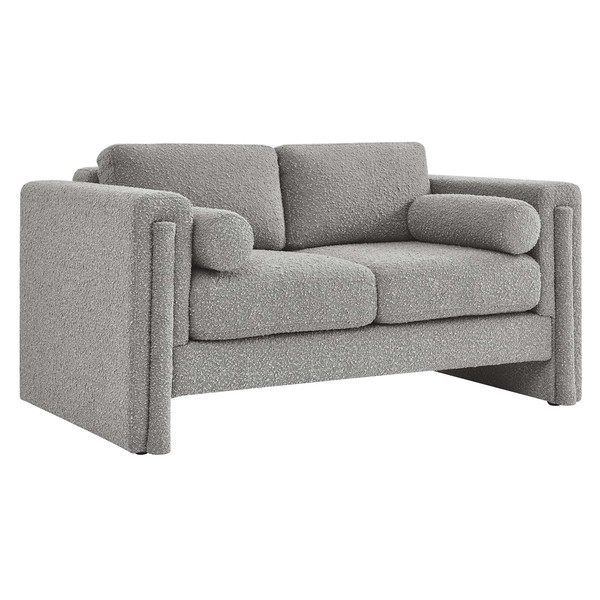 Boucle Fabric Loveseat By Modernway 5 6376 12 5 6376 12