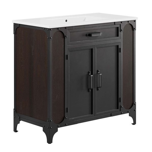 36 Bathroom Vanity By Modernway 5 6417 23 Blk 5 6417 23 Blk