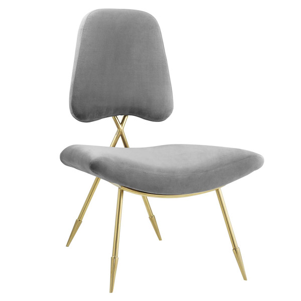 Performance Velvet Lounge Chair By Modernway 5 2809 7 5 2809 7