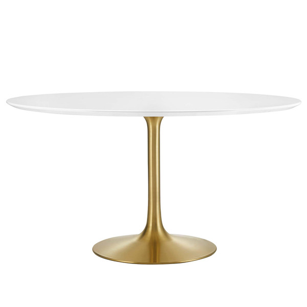54 Round Wood Dining Table By Modernway 5 3228 7 Whi 5 3228 7 Whi