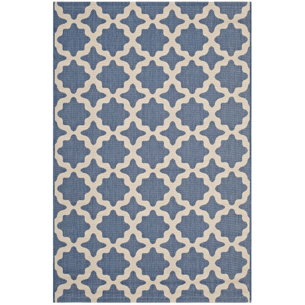 Moroccan Trellis Indoor And Outdoor 5X8 Area Rug By Modernway 18 1139C 11 18 1139C 11