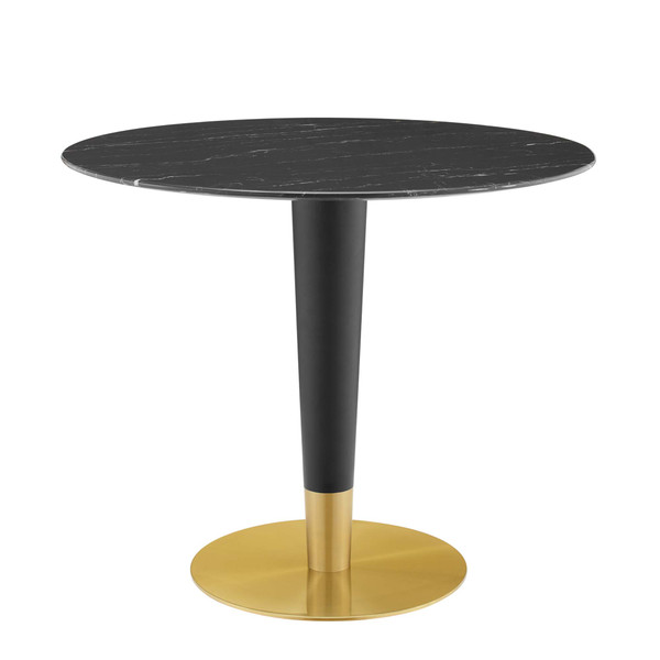 36 Artificial Marble Dining Table By Modernway 5 5132 7 Blk 5 5132 7 Blk