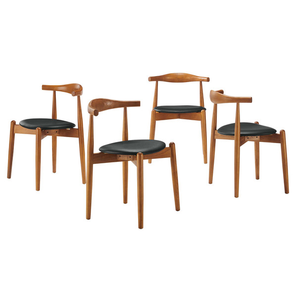 Dining Side Chairs Set Of 4 By Modernway 5 1378 4 Blk 5 1378 4 Blk