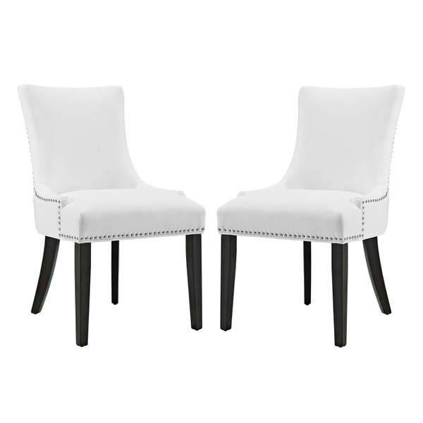 Faux Leather Dining Chair Set Of 2 By Modernway 5 3498 23 5 3498 23