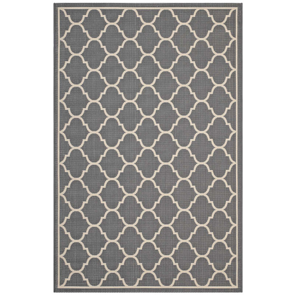 Moroccan Quatrefoil Trellis Indoor And Outdoor 8X10 Area Rug By Modernway 18 1137B 8 18 1137B 8