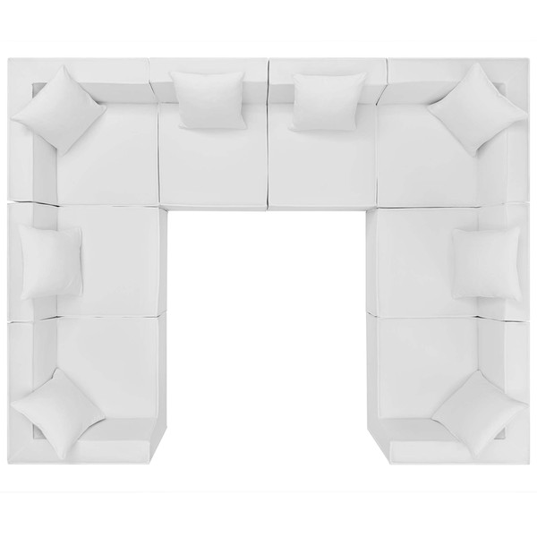 8 Piece Outdoor Patio Upholstered Sectional Sofa By Modernway 5 4388 23 5 4388 23