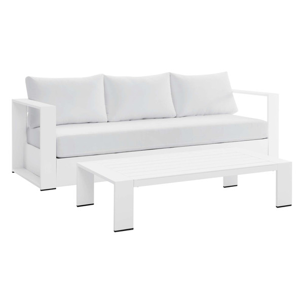 2 Piece Outdoor Patio Powder Coated Aluminum Set By Modernway 5 5750 23 23 5 5750 23 23