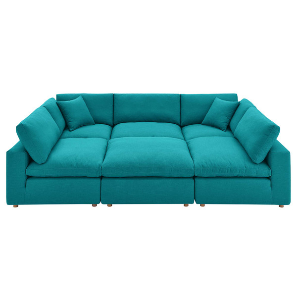 6 Piece Down Filled Overstuffed Sectional Sofa By Modernway 5 5761 20 5 5761 20