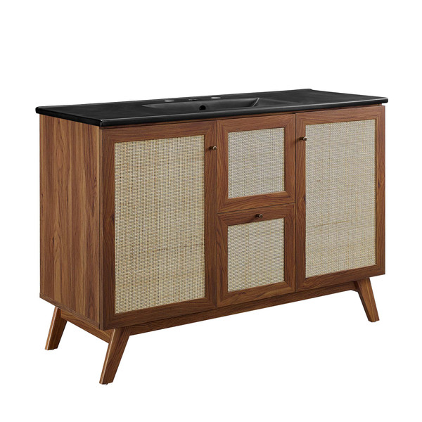 48 Single Sink Bathroom Vanity By Modernway 5 6720 23 Blk 5 6720 23 Blk