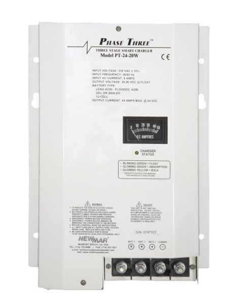 Newmar Pt 24 20U 24V 20A Charger 115 230V Input Newpt2420U