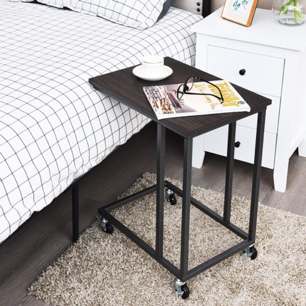 Laptop Holder Sofa Multiple Side End Mobiletable Black Hw61494Sl By Cw