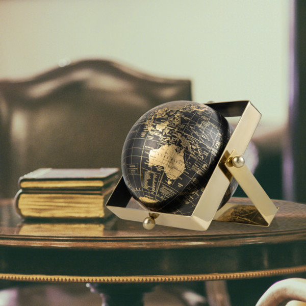 Geographic 6 8 10 Inch World Globe With Clear Printing And Square Frame M Hz10162 M By Cw