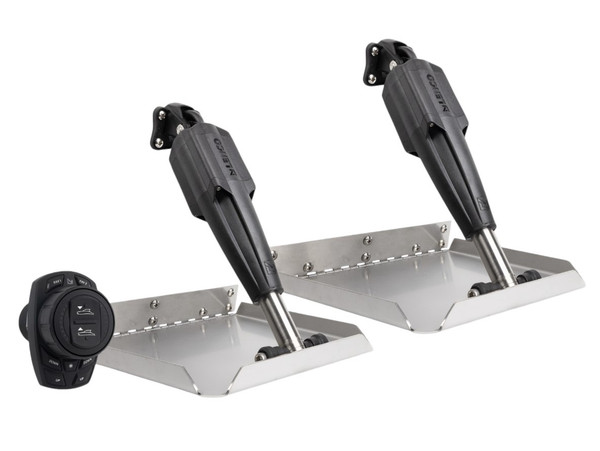 Lenco 12Inx12In Standard Mount Trim Tab Kit 12V With Pro Control Assist Len15183106