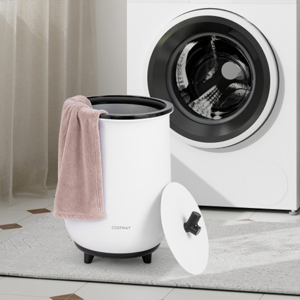 23L Large Luxury Bucket Style Towel Warmer With Fragrant Disc Holder Black Es10285Us Dk By Cw