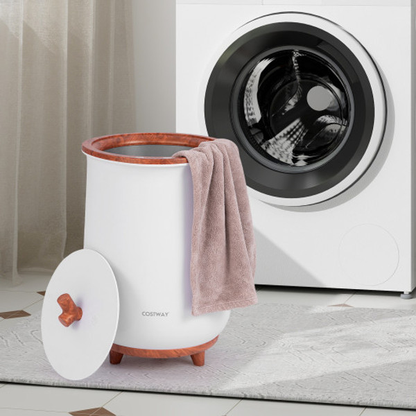 23L Large Luxury Bucket Style Towel Warmer With Fragrant Disc Holder Coffee Es10285Us Cf By Cw